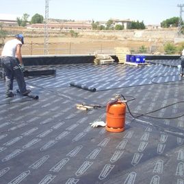 Imteyma impermeabilización de techo con cubierta industrial 